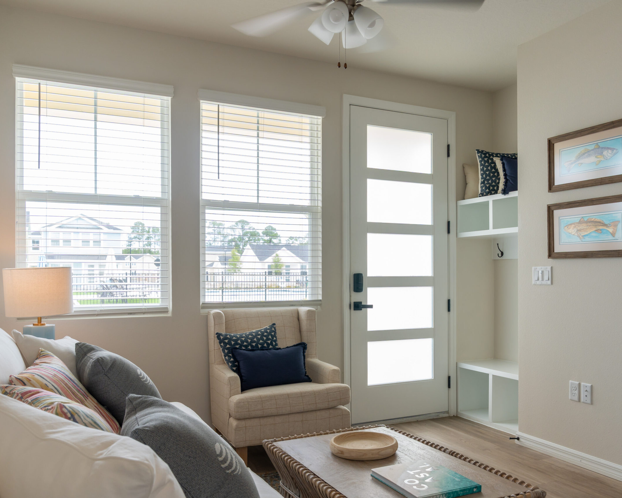 rental home living room Florida