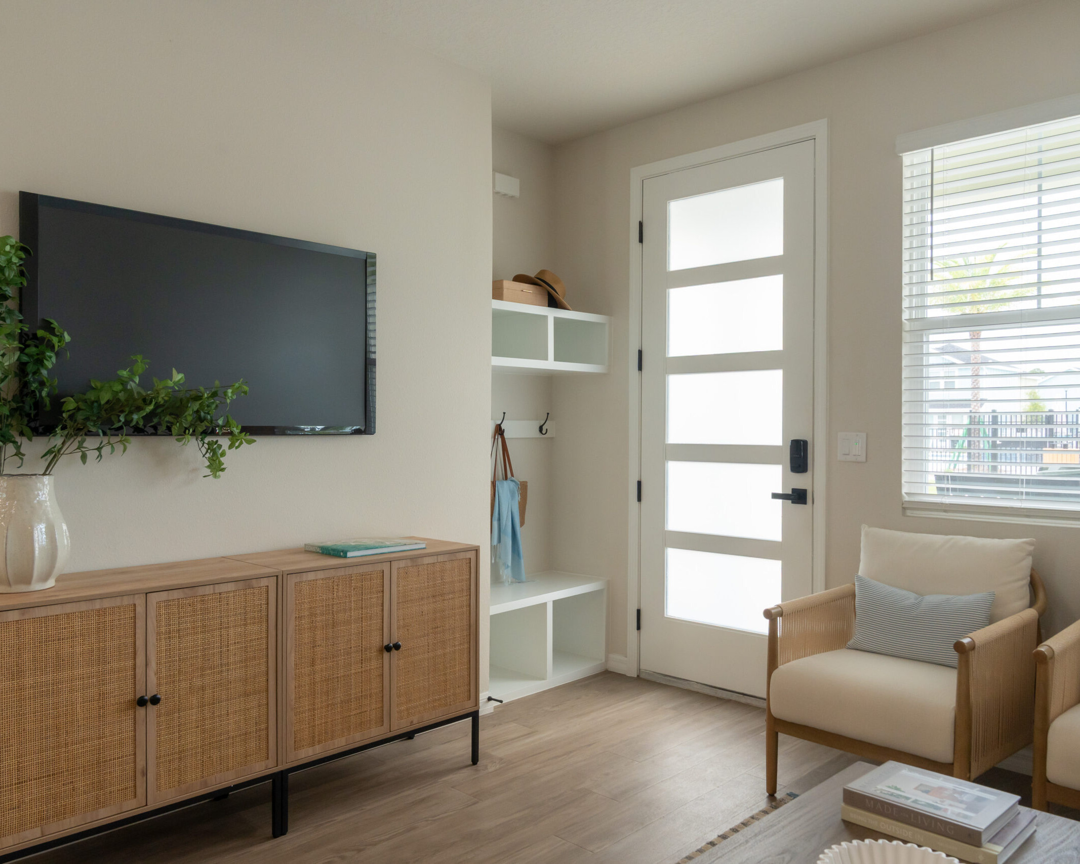 rental home living room Florida