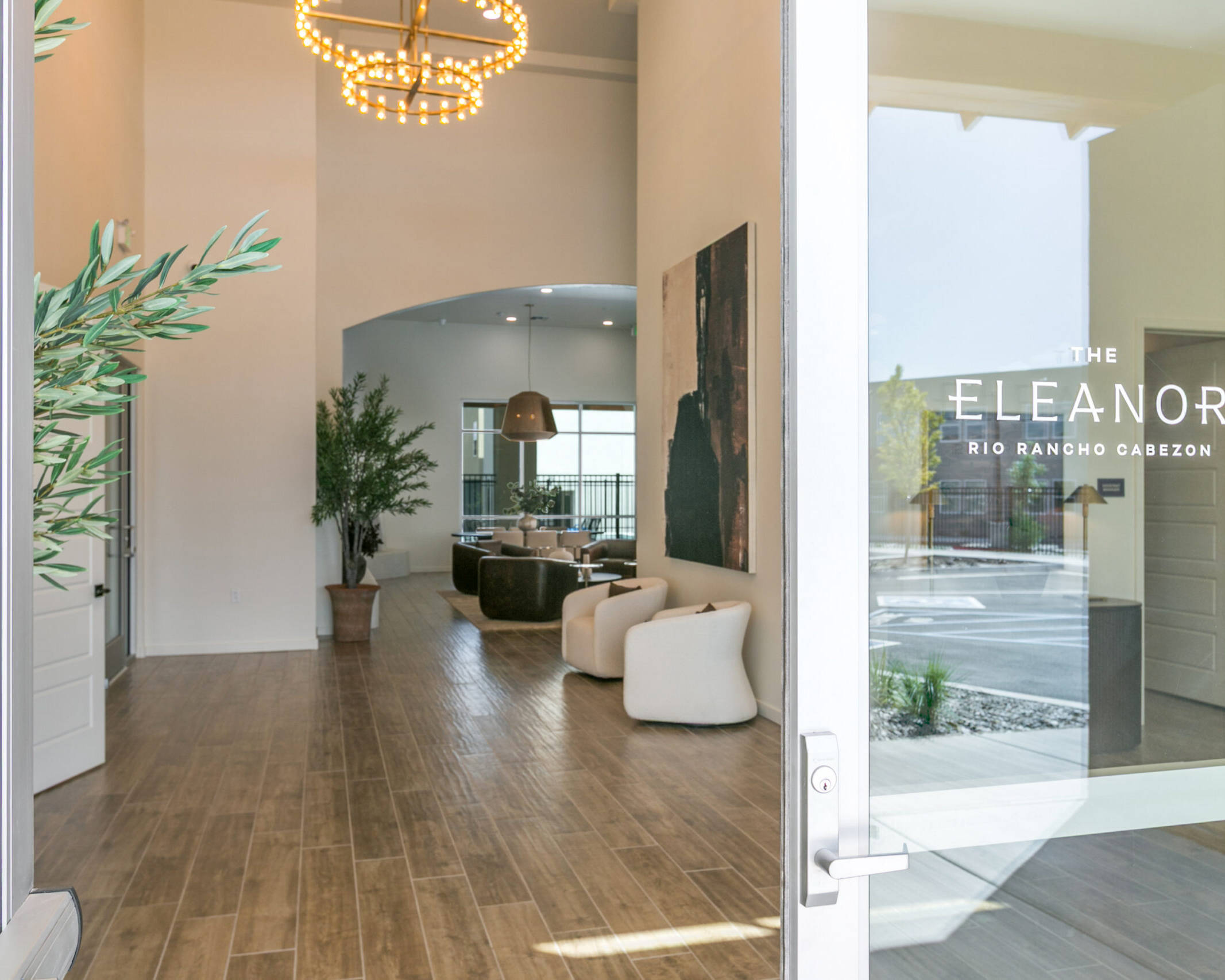 entrance to The Eleanor: Rio Rancho shared lobby ammenities