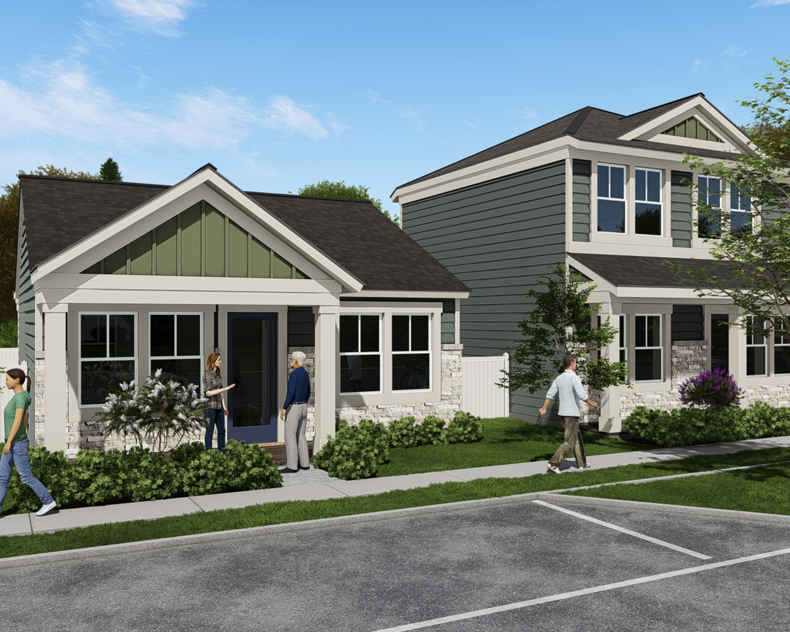 San Antonio property rendering JLM Living house build to rent property
